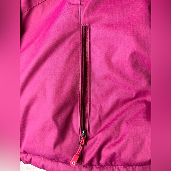 GERRY Winter Coat Women Ski Quilted Insulated Pink/ Burgundy Size XL Zip Up - Picture 15 of 16